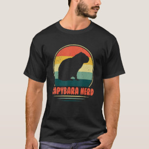 Camiseta Capybara Nerd Cute Animal Rodent Capybara Pet Ow