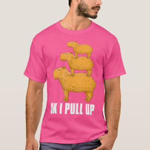 Camiseta Capybara Ok Eu Puxo