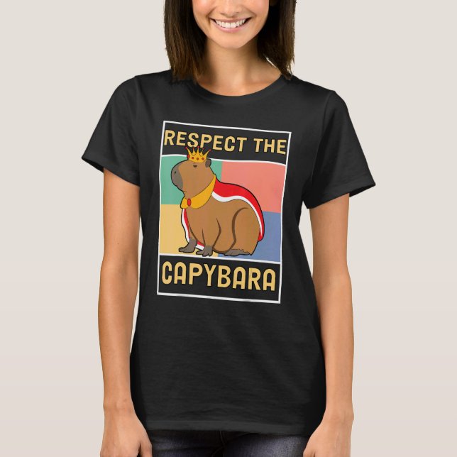 Camiseta Capybara Ok, Puxe Capybara (Frente)