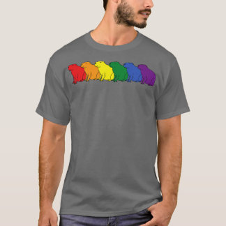Camiseta Capybara Pride Rainbow