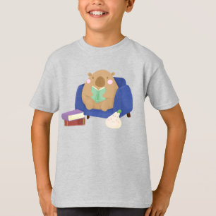 Camiseta Capybara Reading