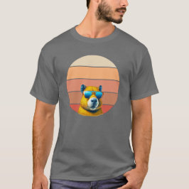 Camiseta Capybara Retro
