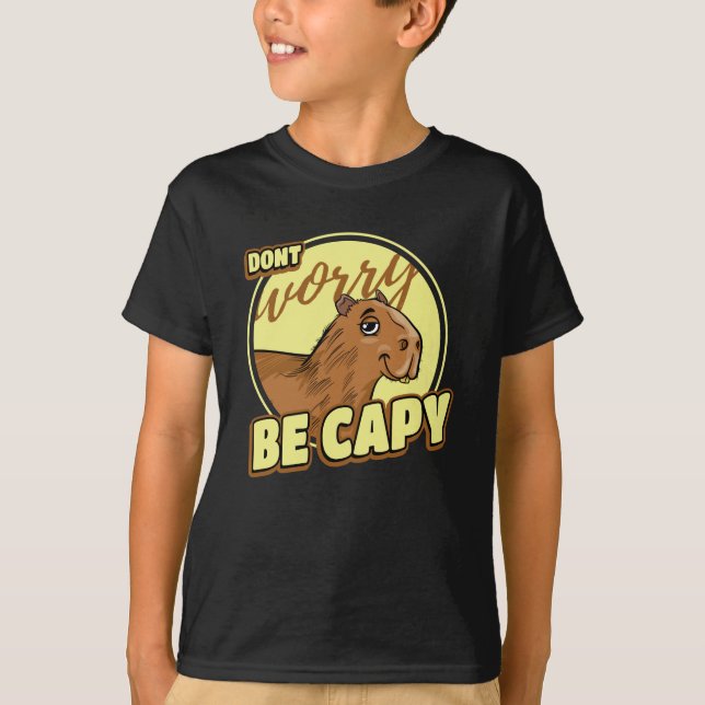 Camiseta Capybara Retro Capibara (Frente)