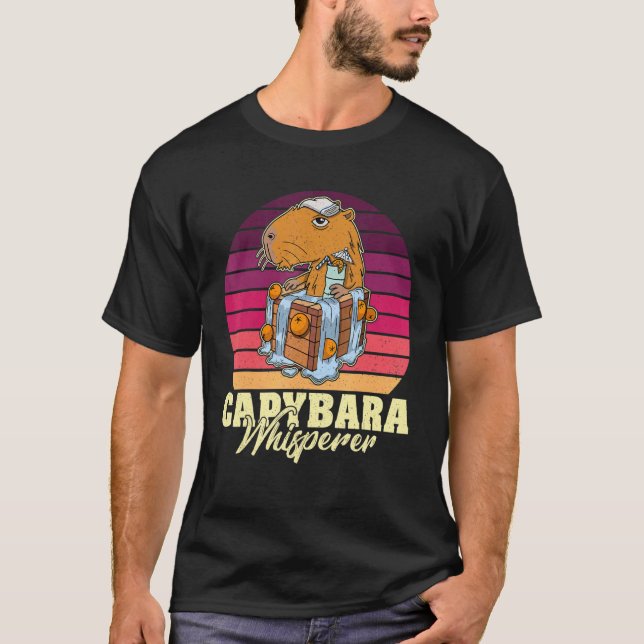 Camiseta Capybara Rodent Cute Pet 15 (Frente)