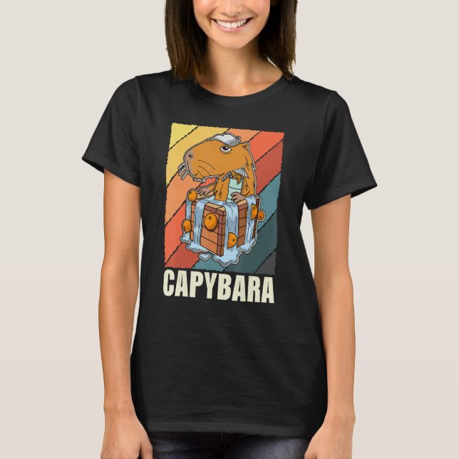 Camiseta Capybara Rodent Cute Pet 20 (Frente)