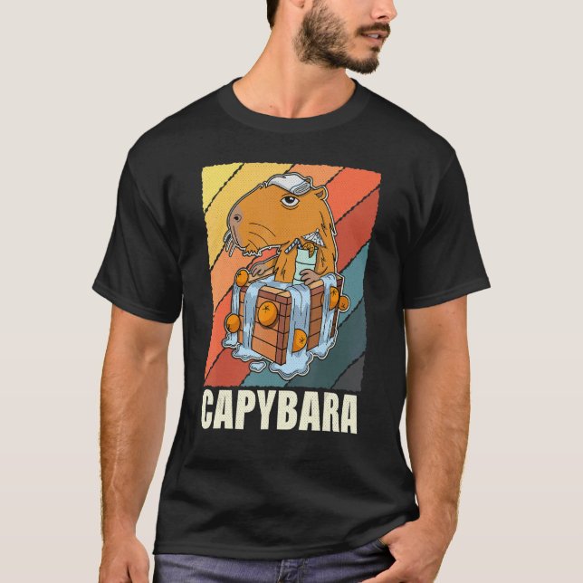 Camiseta Capybara Rodent Cute Pet 20 (Frente)