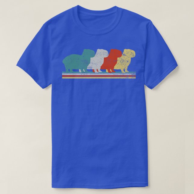 Camiseta Capybara Rodent Retro Vintage (Frente do Design)