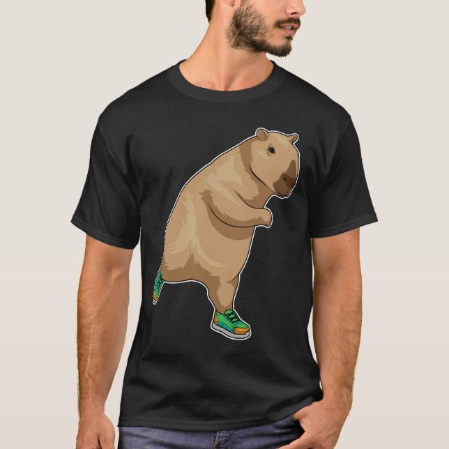 Camiseta Capybara Runner Sports (Frente)