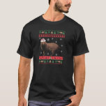Camiseta Capybara Santa Claus Ugly Christmas Sweater Holida<br><div class="desc">Capybara Santa Claus Feriado de Natal Feio Feriado Feriado de Natal Feio Pullover.</div>