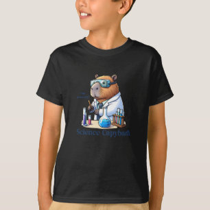 Camiseta Capybara Scientist, estou fazendo ciência! Adesivo