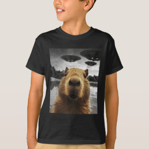 Camiseta Capybara Selfie Funny Xmas Animal Graphic Capybara