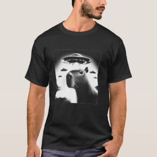 Camiseta Capybara Selfie Invasão OFO Funny Capibara Motif