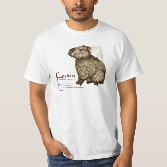 Camiseta capybara - sepia (Frente)