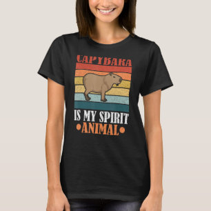 Camiseta Capybara Shirt Funny Capybara é meu animal espirit