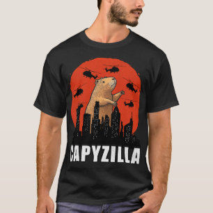 Camiseta Capybara Shirt Funny Capybara Rodent Capyzilla