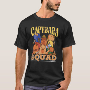 Camiseta Capybara Squad Lover Rodent Capybaras Animal