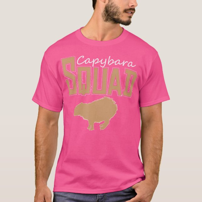 Camiseta Capybara Squat Funny Capybara (Frente)