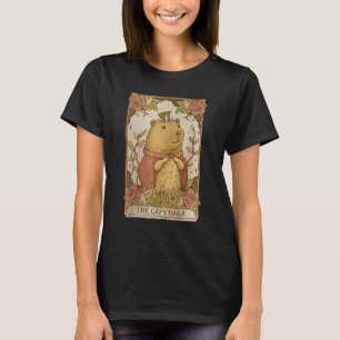 Camiseta Capybara Tarot Card Rodent Owner Cottagecore