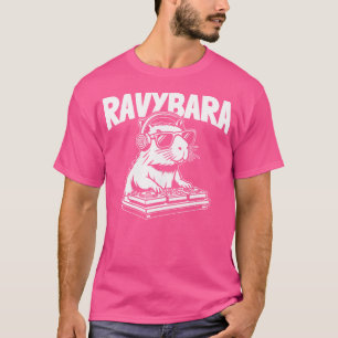Camiseta Capybara Techno Electro Rave Clubbing Raver Ravyba