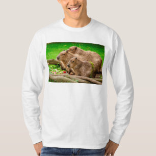 Camiseta Capybara Trio