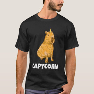 Camiseta Capybara Unicorn Engraçada