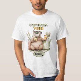 Camiseta Capybara Vibes Apenas