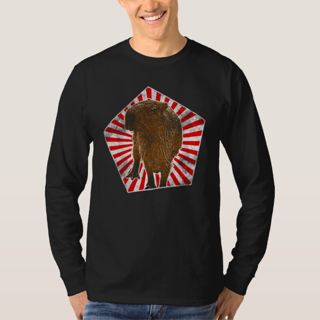 Camiseta Capybara Vintage Capybara  1 (Frente)