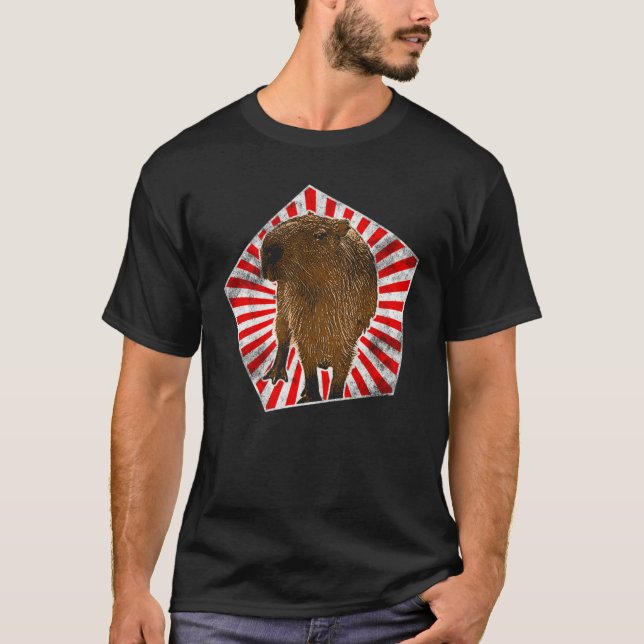 Camiseta Capybara Vintage Capybara  1 (Frente)
