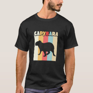Camiseta Capybara Vintage Rodent Capybara Pet Hamster Anima