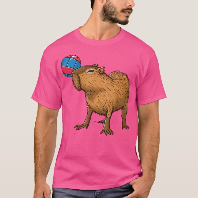 Camiseta Capybara Voleibol (Frente)