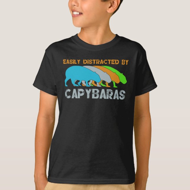 Camiseta CAPYBARA Water Pig Funny Capybaras (Frente)