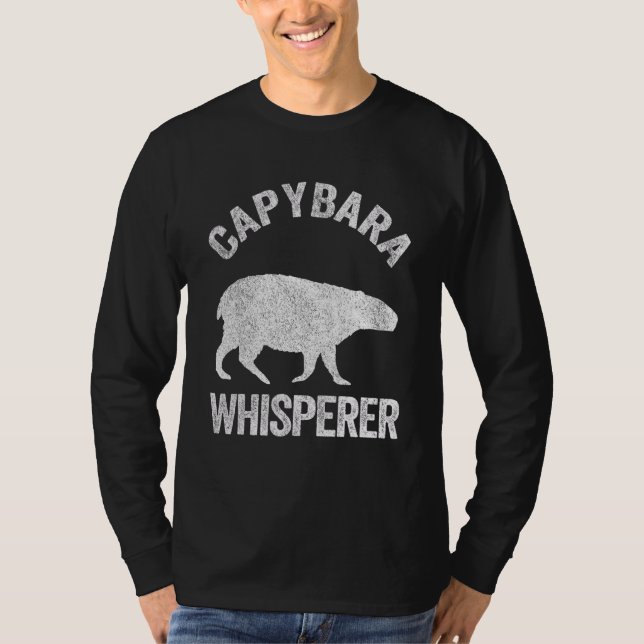 Camiseta Capybara Whisperer Capybara Capybara Quote (Frente)
