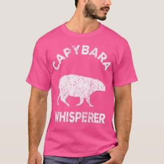 Camiseta Capybara Whisperer Capybara Lover Funny Capybara Q