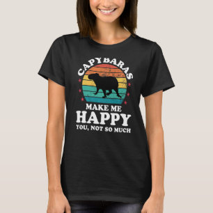 Camiseta Capybaras Animal Zoo Capybara Girls Women