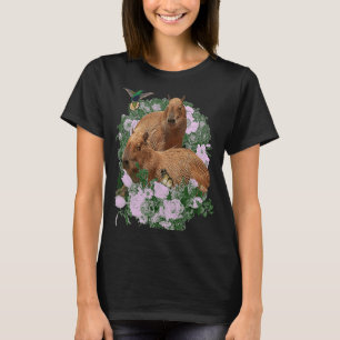 Camiseta Capybaras Cute Cottagecore Hummingbird M