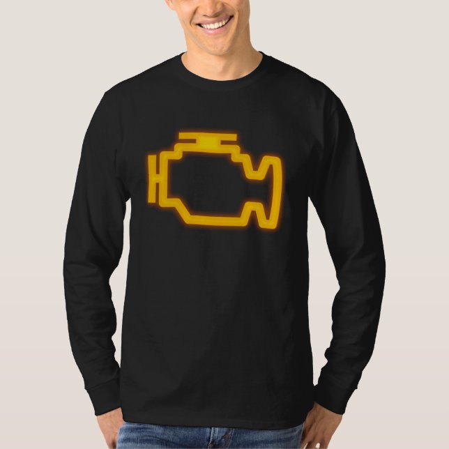 Camiseta Car Check Engine Light (Frente)