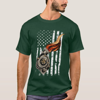 Camiseta Car Enthusiast Racing Drifting distressed usa funn