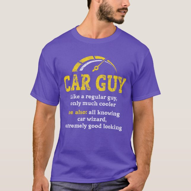 Camiseta car guy definitionCar Guy Car Salesman Mechanic fr (Frente)