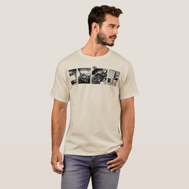 Camiseta Car Legend 2CV (Frente Completa)