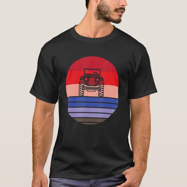 Camiseta CAR Quad Bike Off Roading 5X5 Mudding Enthusiast (Frente)