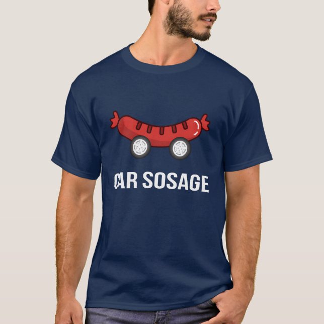 Camiseta car sosage 2021 e funny (Frente)