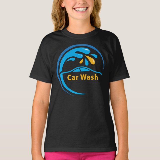 Camiseta Car wash logo Classic T-Shirt (Frente)