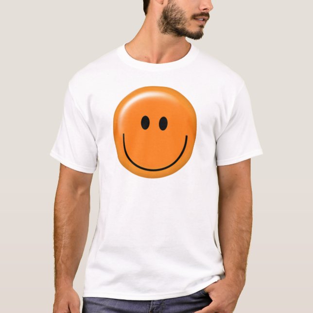 Camiseta Cara alaranjada feliz (Frente)