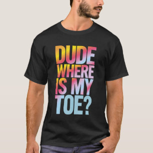 Camiseta Cara Amputada do Dedo Onde está o meu Dedo
