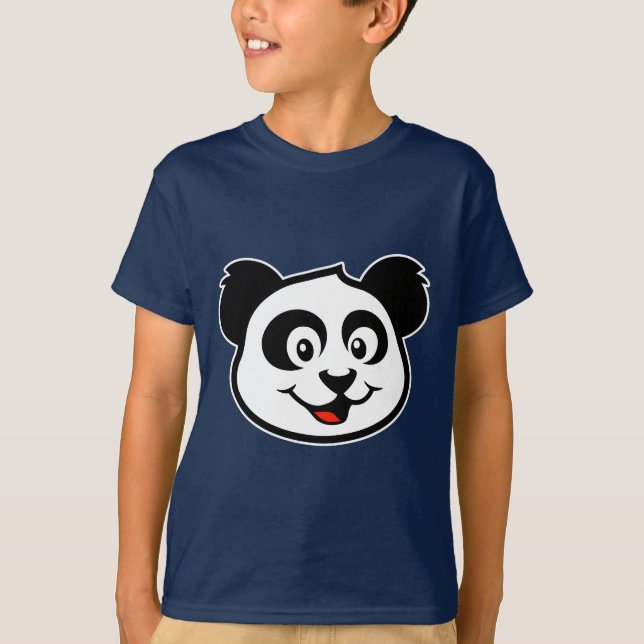 Camiseta Cara bonito da panda (Frente)