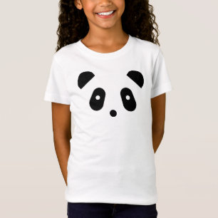 Camiseta Cara bonito da panda do ~ de Kawaii