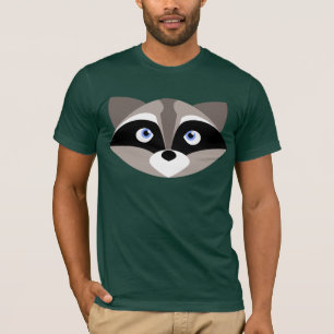 Camiseta Cara bonito do guaxinim