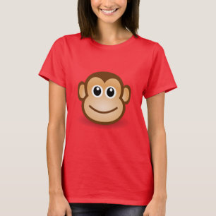 Camiseta Cara bonito do macaco