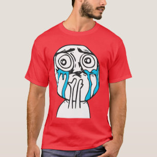 Camiseta Cara bonito Meme da raiva da sobrecarga do