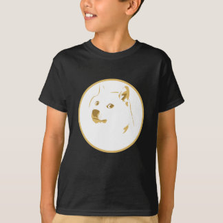 Camiseta Cara colorida, mínima do doge